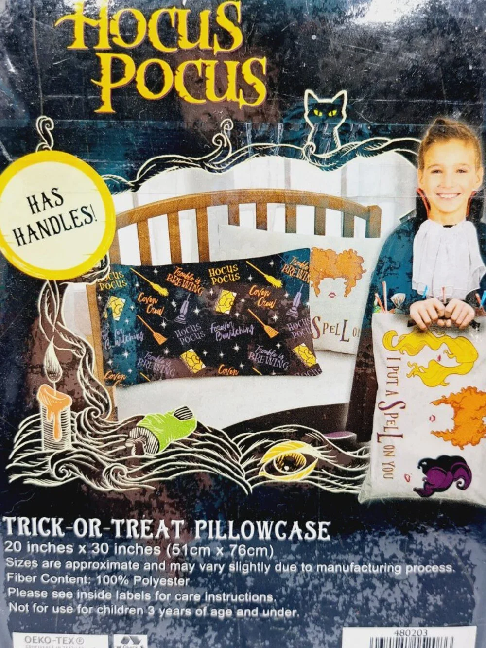 Disney Halloween Witchy Hocus Pocus Pillowcase & Trick or Treat Bag